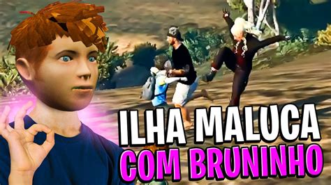 LOBINHO E BRUNINHO NA ILHA MALUCA GTA RP YouTube