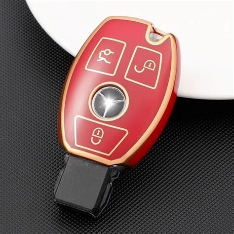 Boitier B Rouge Coque De Protection Pour Cl De Voiture Boutons