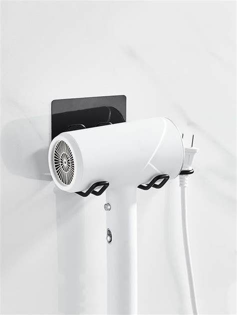 Pc Punch Free Hair Dryer Holder Suporte Para Secador Suporte De