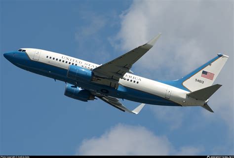 05 4613 United States Air Force Boeing C 40C 737 7DM WL BBJ Photo By