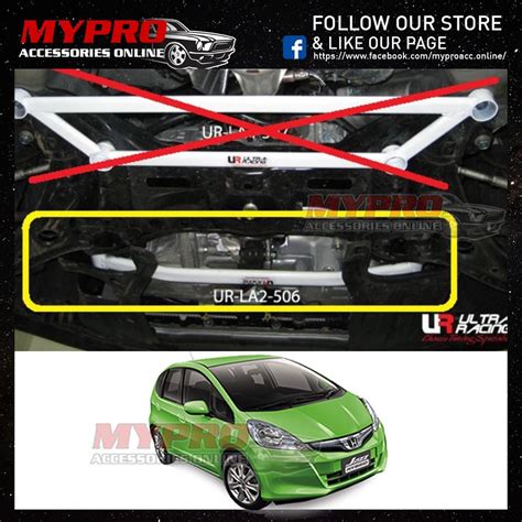 Honda Beat Jazz Ge Ultra Racing Front Lower Bar La