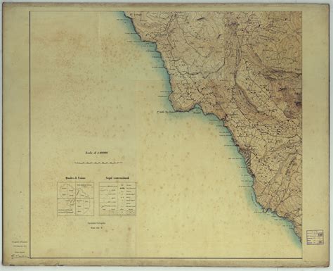 Carta Topografica Dell Isola Di Pantelleria Rilevata E Disegnata Dagli