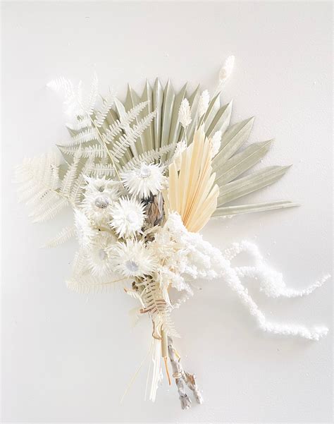 Bundle Medium Dried Flowers Pampas Arrangement Flower Bouquet Etsy