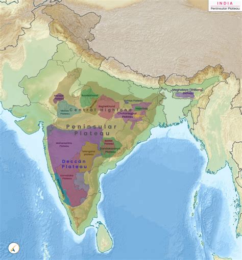 Indian Peninsular Plateau Deccan Plateau Upsc Notes Lotusarise