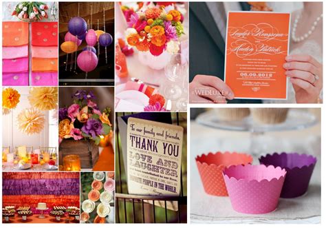 pink purple orange wedding theme Archives | Confetti Daydreams Wedding Blog