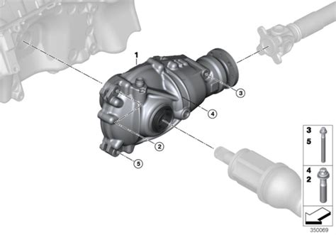 Front Axle Differential Mounting Bmw X Xdrive I F