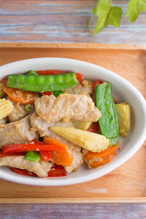 Stir Fry Pork With Vegetables Recipe