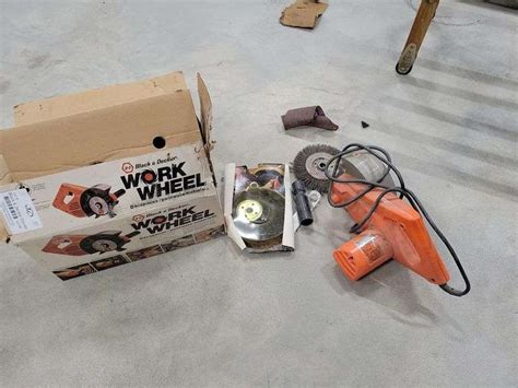 Black Decker Work Wheel Sander And Stripper Yorkton Auction Centre