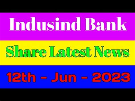 Indusind Bank Share Latest News Indusind Bank Share News Indusind