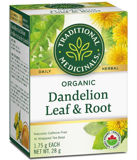 Organic Dandelion Leaf Root Tea Traditional Medicinals