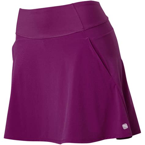 Puma Womens Pwrshape Solid Woven Golf Skort