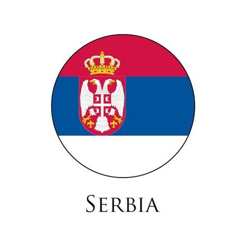 Premium Vector | Serbia flag in vector