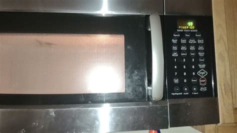 Kenmore Over The Range Microwave Oven Start Up Youtube