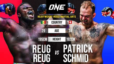 Reug Reug Vs Patrick Schmid Full Fight Replay YouTube