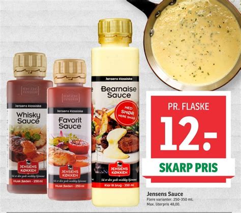 Jensens K Kken Sauce Flydende Tilbud Hos Spar