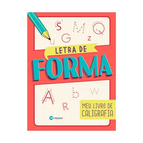 Meu Livro De Caligrafia Letra De Forma Culturama Shopee Brasil