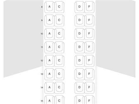 Indigo Flight Seating Map