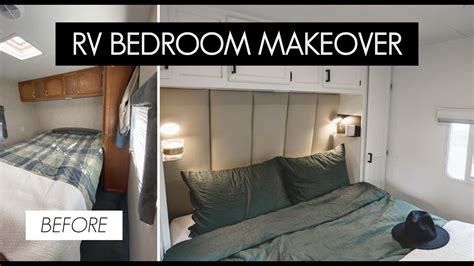 RV Bedroom Makeover Modern RV Makeover Ep 03 YouTube