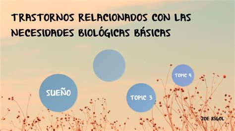 Trastornos Relacionados Con Las Necesidades Biol Gicas B Sicas By Maria