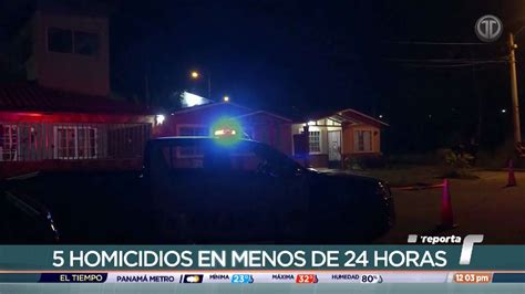 Telemetro Reporta On Twitter Cinco Homicidios Se Registraron En Horas