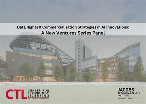 New Venture Series Data Rights And Commercialization Strategies In Ai