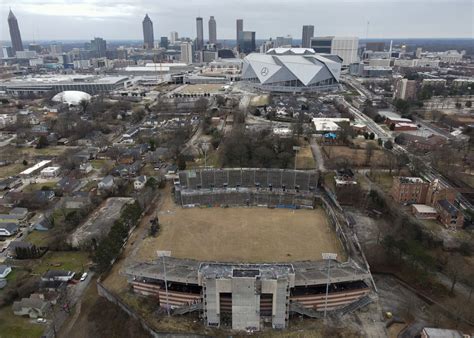 Atlantas Abandoned Soccer Stadium The Alonzo Herndon Stadium