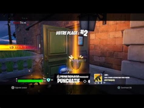 Fortnite Top 2 12kill avec les médaillon YouTube