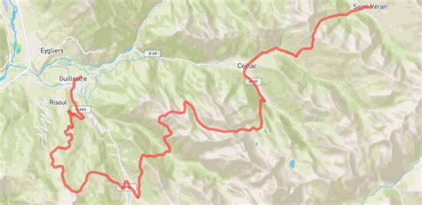 Trace GPS Grand Raid Du Guillestrois Et Du Queyras Le Trail Des