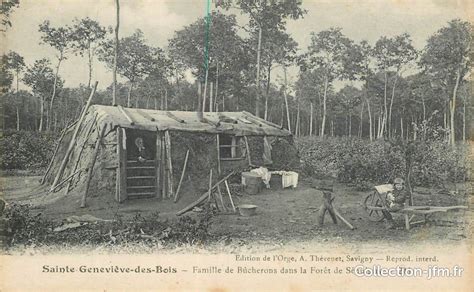 Cpa France Sainte Genevi Ve Des Bois Famille De B Cherons Dans La