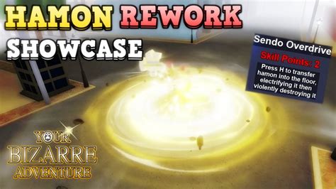 NEW HAMON REWORK SHOWCASE And How To Get It YBA YouTube