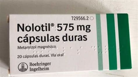 Nolotil ¿para Que Sirve ¿cómo Actúa En Nuestro Cuerpo ⬅️