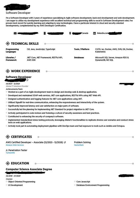 How Can I Improve My Sd Resume Rresumes