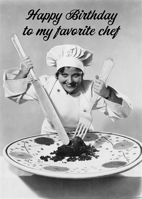 Funny Happy Birthday Chef Images Massage For Happy Birthday