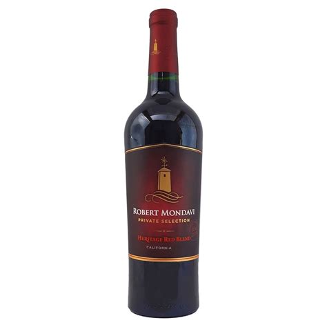 Vinho Robert Mondavi Private Heritage Red Blend Garrafa750ml Shopee