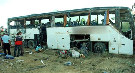 Ankara da yolcu otobüsü devrildi Son Dakika Haberleri