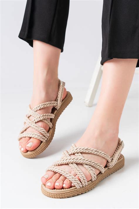 Kad N Nude Rahat Halat Sandaletkadin Terl K Sandaletletao