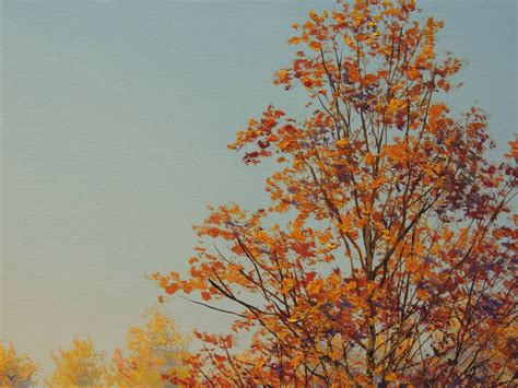 Autumn Palette By Oleg Riabchuk 2023 Painting Oil On Canvas Singulart