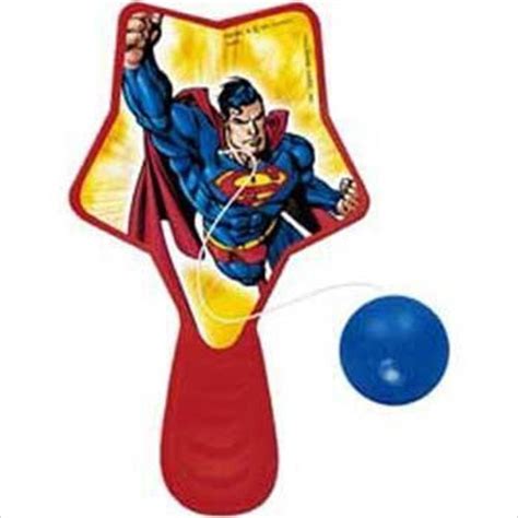 Superman Paddle Balls Favors 4ct