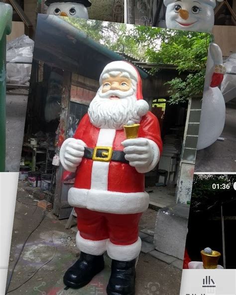 Papai Noel De 2 00m Em Isopor E Fibra Papai Noel Noel Natal