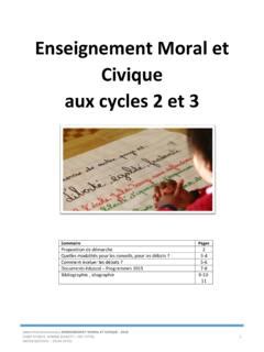 Enseignement Moral Et Civique Aux Cycles 2 Et 3 Enseignement Moral Et