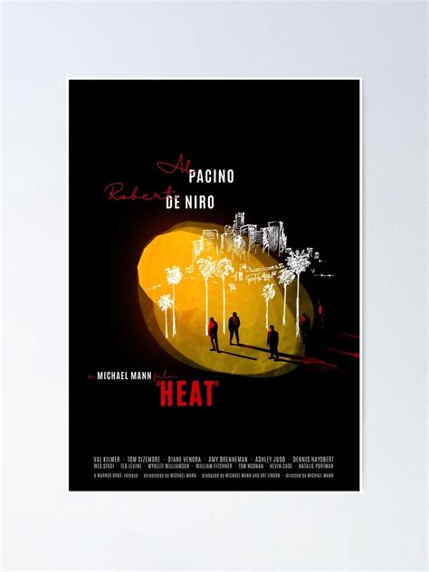 "Heat (1995) - Movie poster design (style B)" Poster for Sale by ...