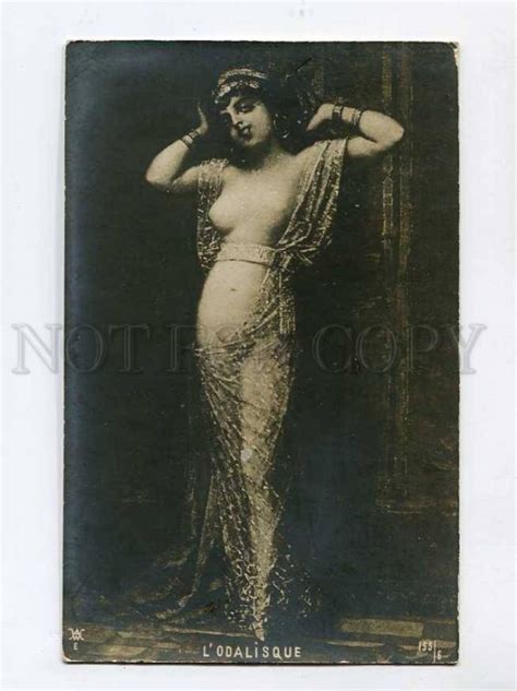 Semi Nude Belly Dancer Woman Slave In Harem Vintage Pc Topics