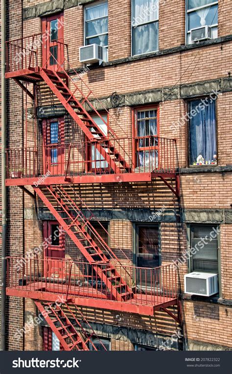 Fire Escape Stairs Manhattan New York Stock Photo 207822322 | Shutterstock