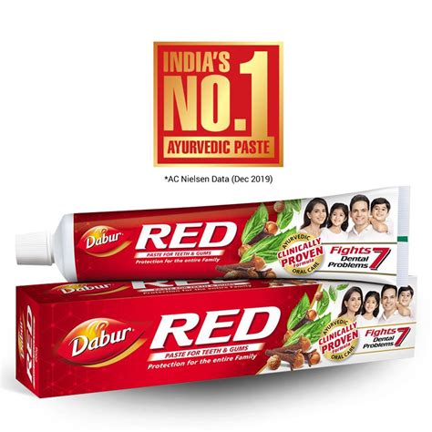 Dabur Red Fluroide Free Toothpaste Oral Care Farms2homesg Shop