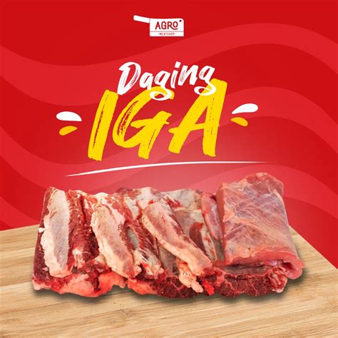 Jual Daging Iga Sapi Beef Rib Meat Daging Sop Gulai Lemak Sapi