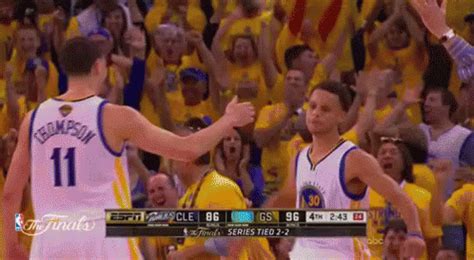 Stephen Curry Klay Thompson Handshake Splash Brothers Splash