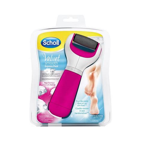 Scholl Velvet Smooth Express Pedi Râpe Electrique Anti Callosités Rose