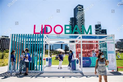 Presentation Lido Bam Parco Biblioteca Degli Editorial Stock Photo