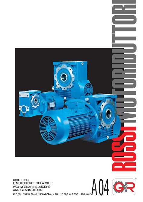 PDF Riduttori A Vite Worm Gear ReducersRiduttori A Vite Worm Gear