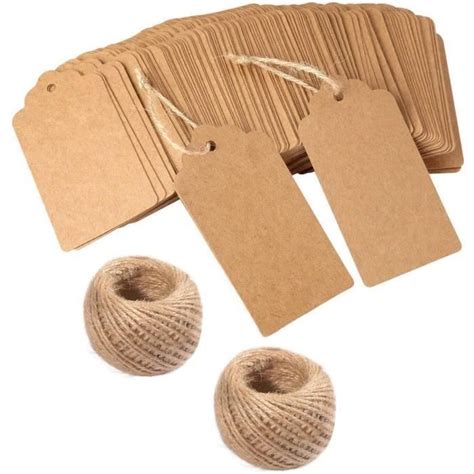 Cadeaux Pour Fabriquer Des Tiquettes Papier Kraft Tiquettes